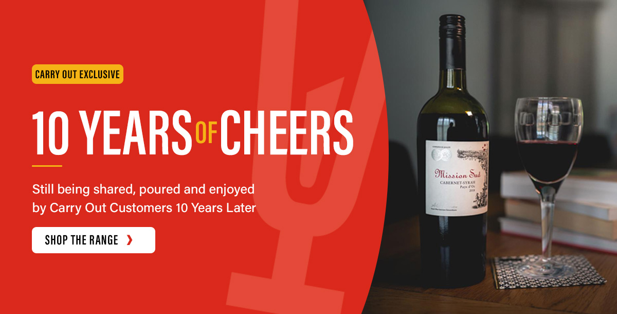Celebrating 10 Years as one of the highest rated wine brands in Carry Out, Mission Sud has full flavour, bright white